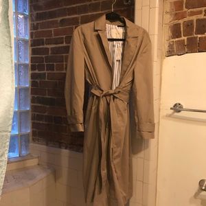 Maje waterproof trench coat women's size 38